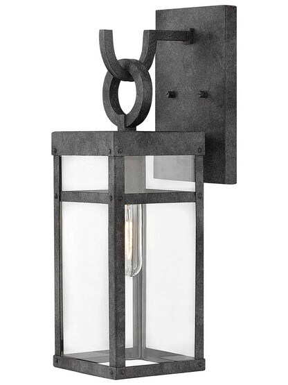 Porter Small Exterior Wall Sconce.